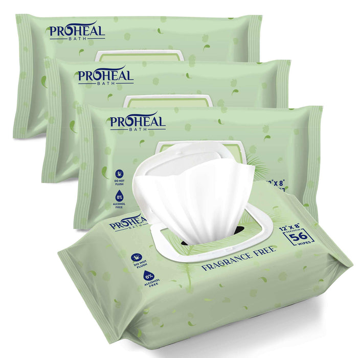 Large Full Body Wet Wipes for Adults - Elvoros