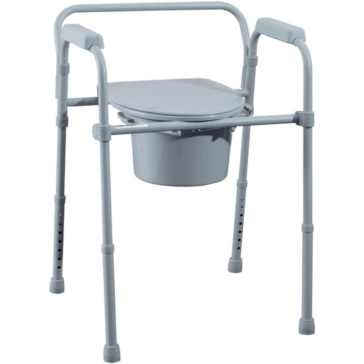 Medacure Folding Bedside Commode Chair – Case of 4 - Elvoros