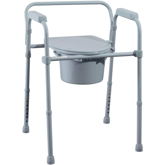 Medacure Folding Bedside Commode Chair – Case of 4 - Elvoros