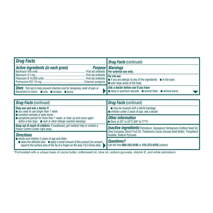 Neosporin + Pain + Itch + Scar First Aid Antibiotic Ointment - 1 Oz - Elvoros