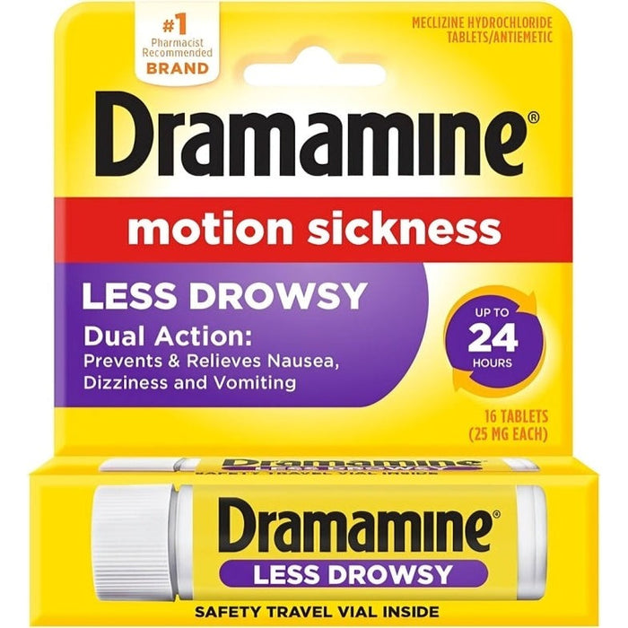 Dramamine All Day Less Drowsy Motion Sickness Relief Tablets shophomemed
