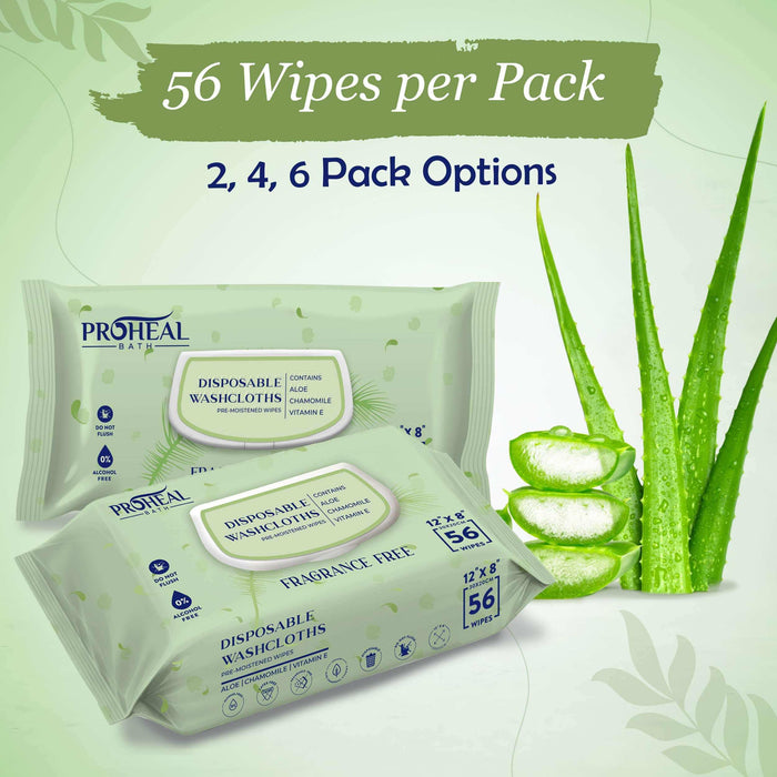 Large Full Body Wet Wipes for Adults - Elvoros