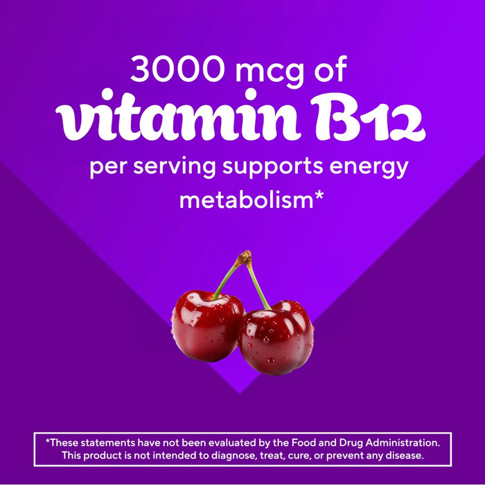 Vitafusion Extra Strength Vitamin B-12 3000Mcg Gummy Cherry