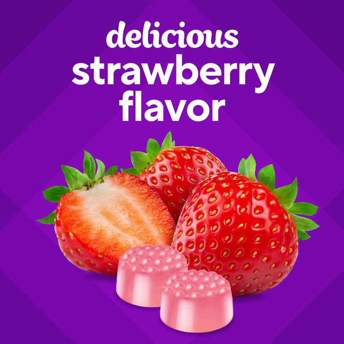 Vitafusion Extra Strength 75mcg Vitamin D3 Gummy Vitamins Strawberry