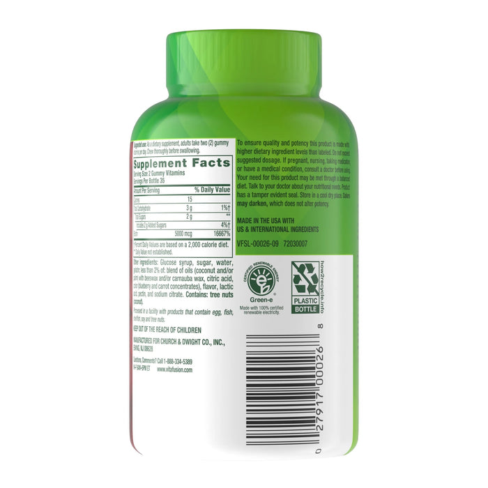 Vitafusion Extra Strength Biotin 5000Mcg Gummy Supplement Blueberry