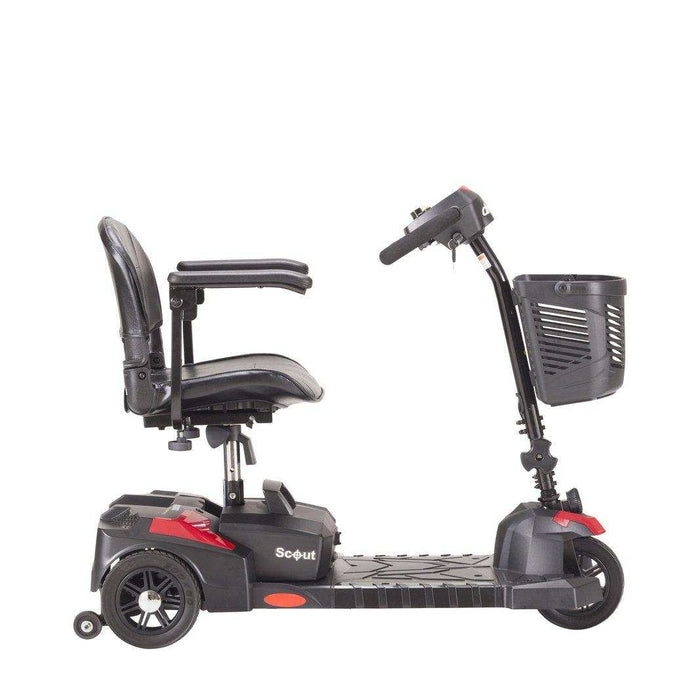 Drive Medical Scout Compact 3-Wheel Travel Power Scooter - Elvoros