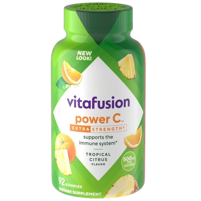 Vitafusion Power C Extra Strength Vitamin C Gummies Tropical Citrus