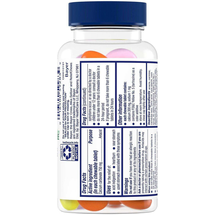 Alka-Seltzer Extra Strength Heartburn ReliefChews Tablets - 32 Ct - Elvoros