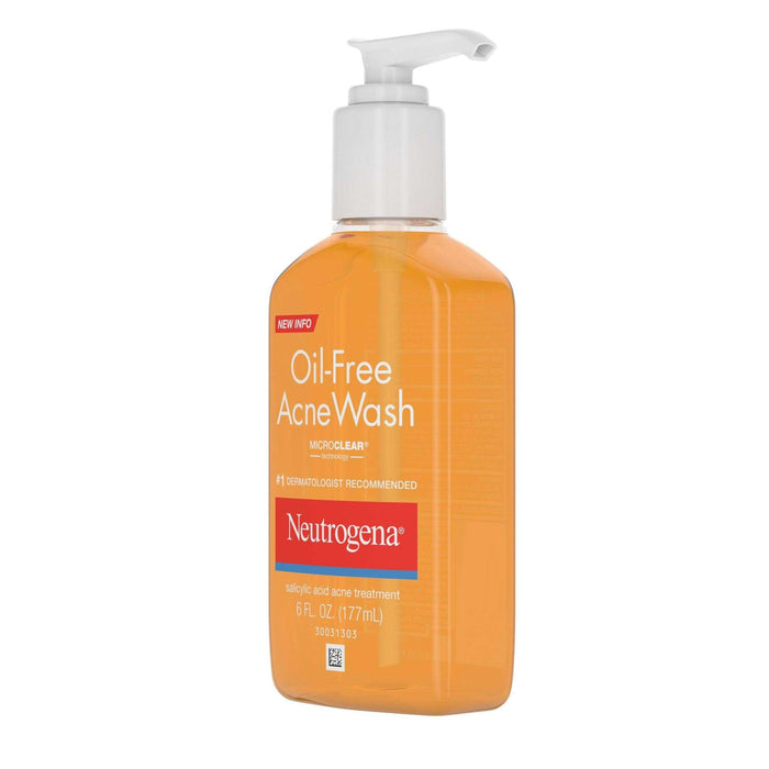 Neutrogena Oil-Free Acne Wash with Salicylic Acid - 6 fl oz - Elvoros