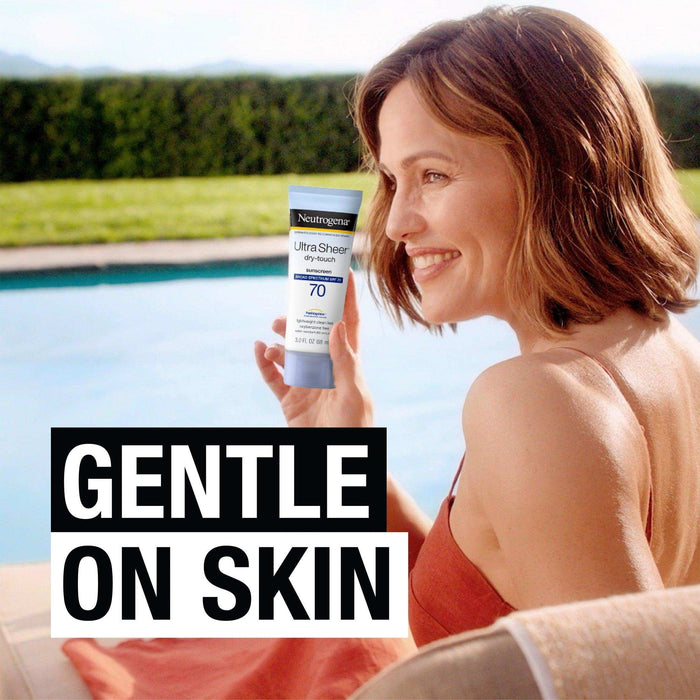 Neutrogena Ultra Sheer Dry-Touch Sunscreen Lotion SPF 70 - 3 fl oz - Elvoros