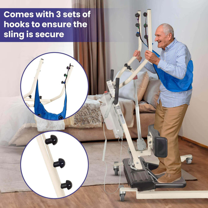 Medacure Free Spirit Sit to Stand Powered Patient Assist Lift - Elvoros
