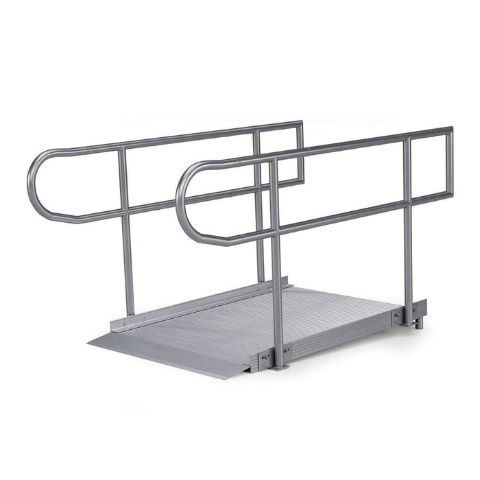 Rampit USA Empower Series Semi-Portable Ramp with Legs and Handrails - Elvoros