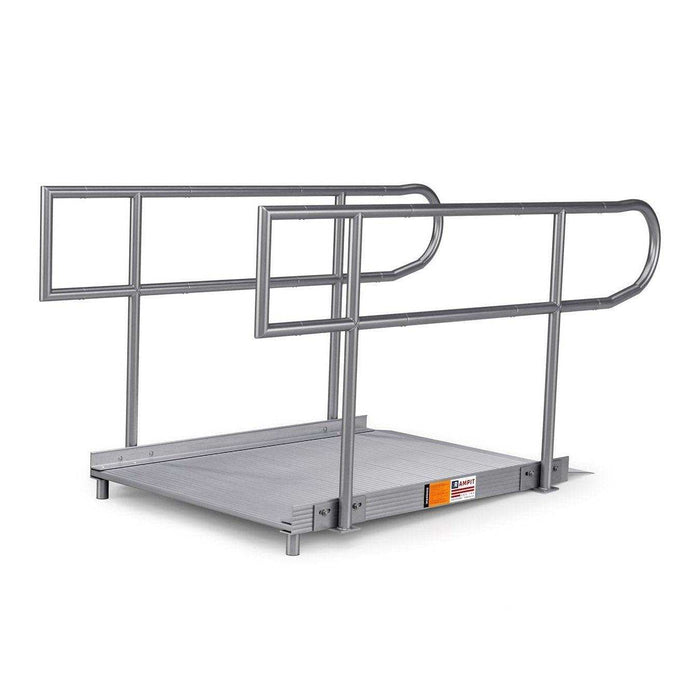 Rampit USA Empower Series Semi-Portable Ramp with Legs and Handrails - Elvoros