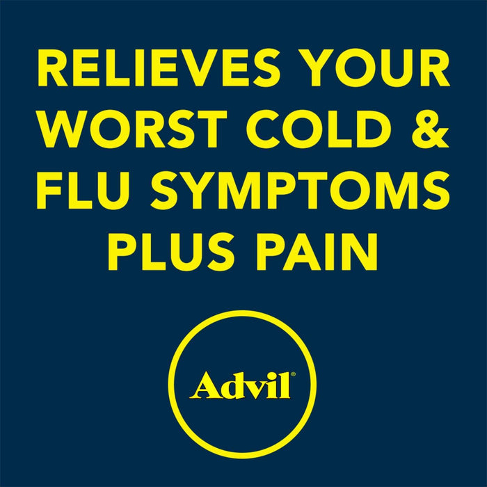 Advil Multi-Symptom Cold and Flu Pain Reliever Tablets - 10 Count - Elvoros