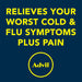 Advil Multi-Symptom Cold and Flu Pain Reliever Tablets - 10 Count - Elvoros