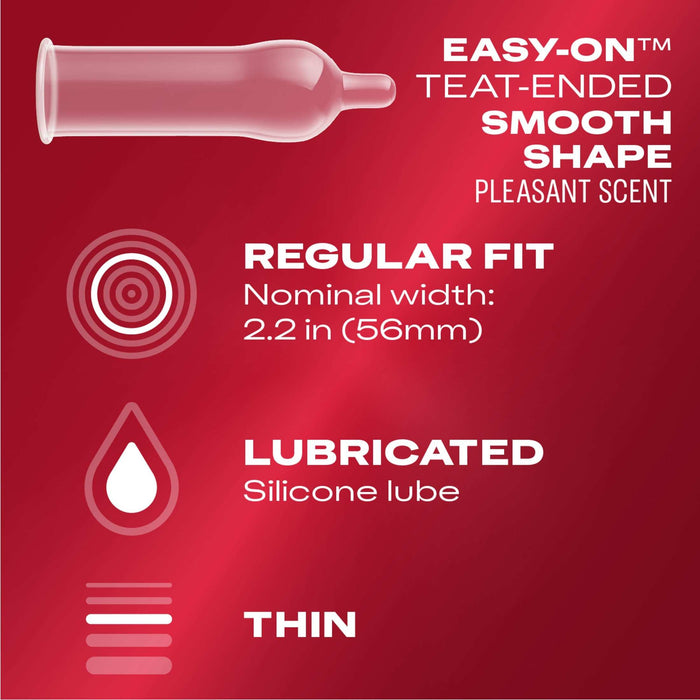 Durex Extra Sensitive Ultra Fine Natural Latex Regular Fit Condoms