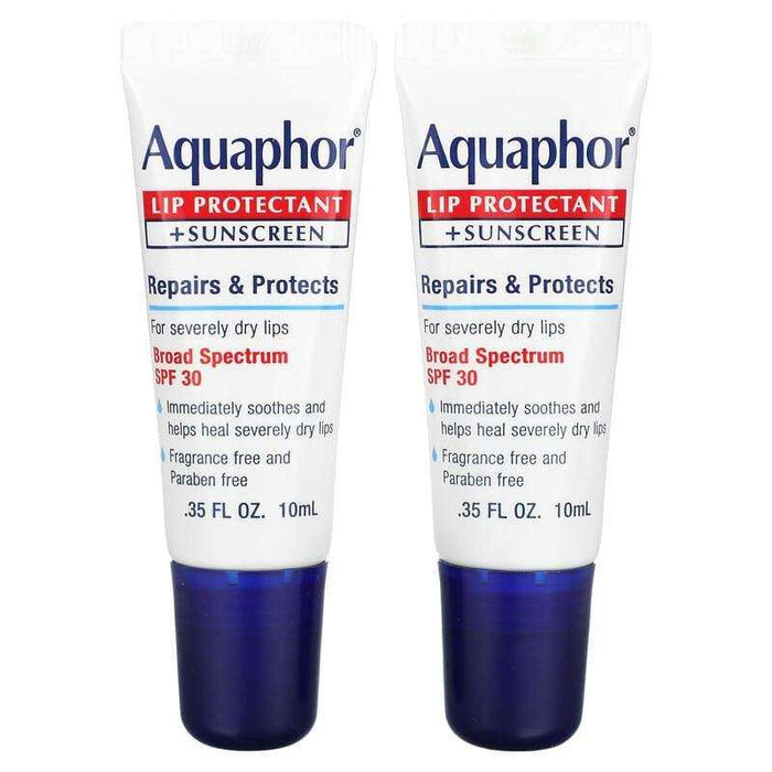Aquaphor Lip Repair + Protect Broad Spectrum SPF 30 - 2 X 10ml - Elvoros