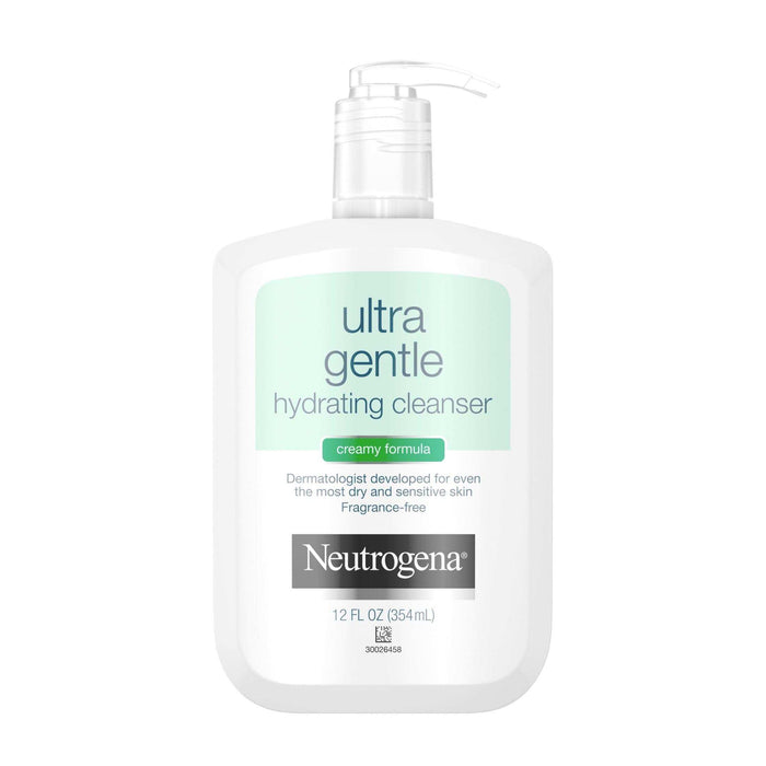 Neutrogena Ultra Gentle Hydrating Creamy Facial Cleanser - 12 Fl Oz - Elvoros