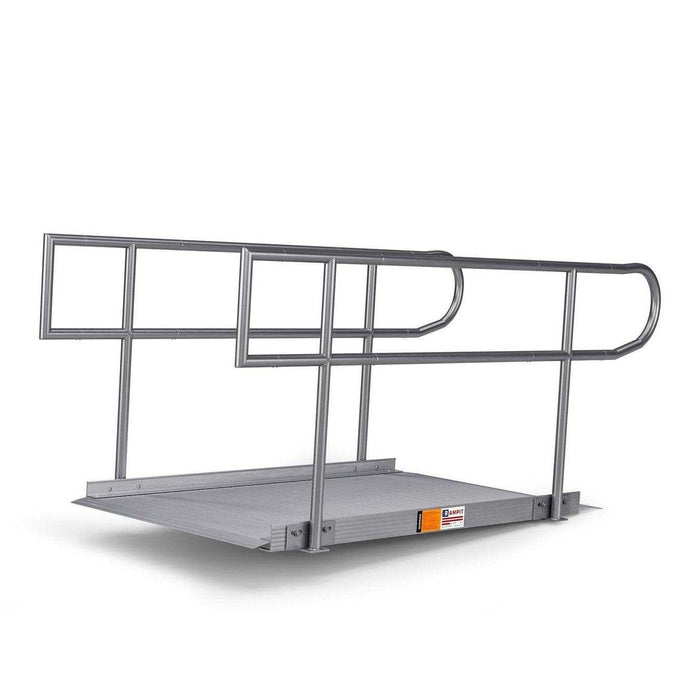Rampit USA Empower Series Semi-Portable Curb Ramp with Handrails - Elvoros