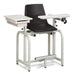 Clinton Standard Lab Series Extra-Tall Blood Draw Chair with Drawer