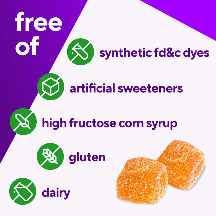 Vitafusion Power Zinc Gummy Vitamin Immune Support Strawberry Tangerine