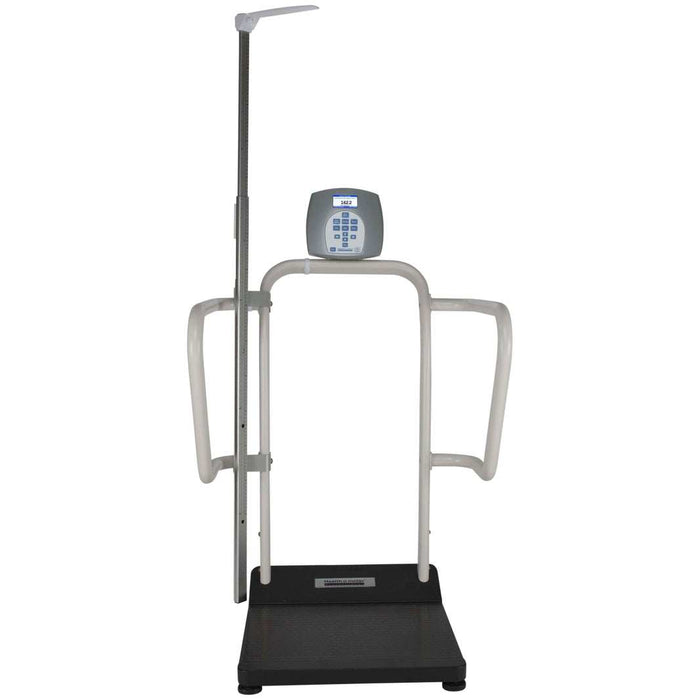 Health o Meter 1100 Series Digital Platform Scale with Handrails