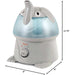 Crane Adorable Ultrasonic Cool Mist Humidifier Elephant - 1 Gallon - Elvoros