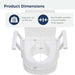 Drive Medical PreserveTech Universal Raised Toilet Seat - Elvoros