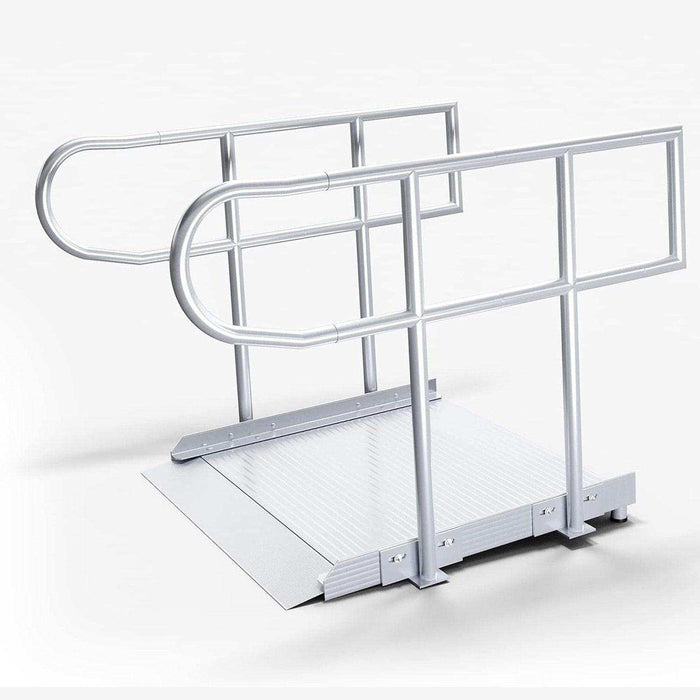 Rampit USA Empower Series Semi-Portable Ramp with Legs and Handrails - Elvoros
