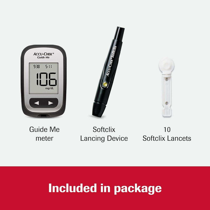 Accu-Chek Guide Me Blood Glucose Monitoring System Kit - Elvoros