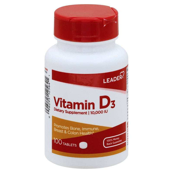 Leader Tm D 10000Iu Ultra Strength Tablets 100 Ct , Tablets