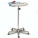 Clinton Half Round Stationary ClintonClean Plastic Phlebotomy Stand