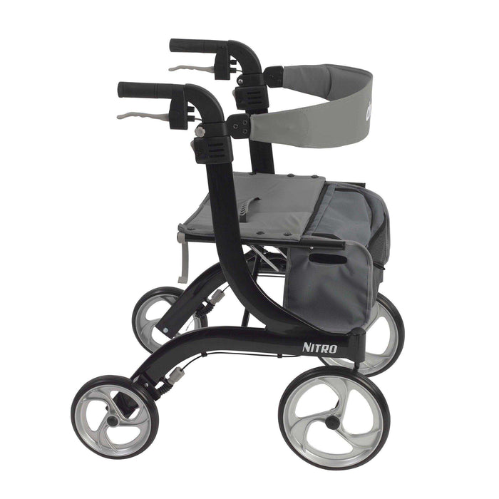Drive Medical Nitro Euro Style Rollator Rolling Walker - Elvoros