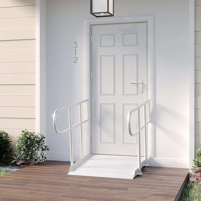 Rampit USA Empower Series Semi-Portable Ramp with Legs and Handrails - Elvoros