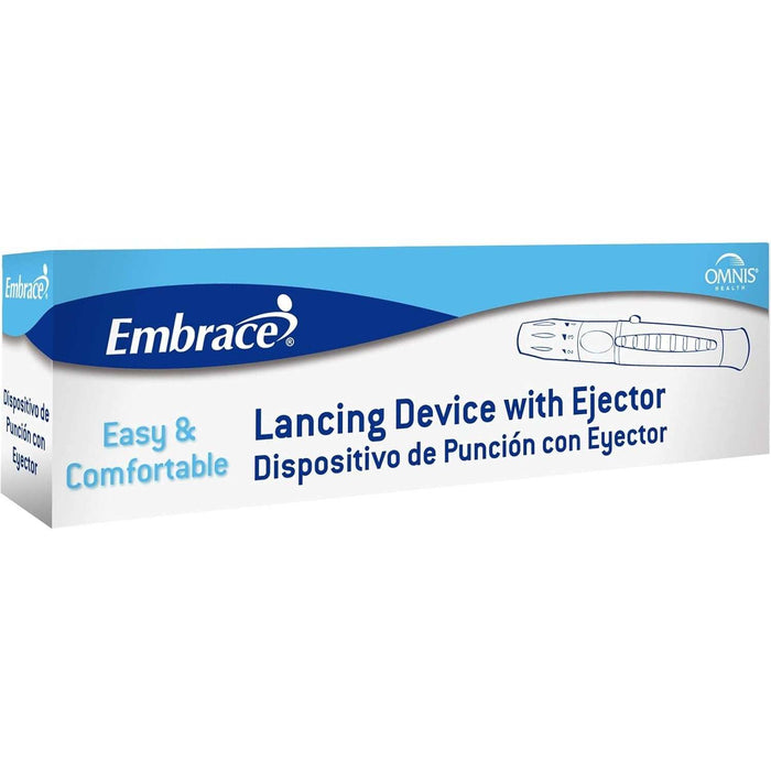 Embrace Lancing Device with Ejector