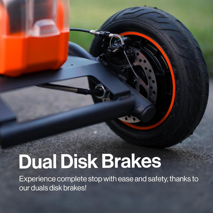 SuperHandy All Terrain 4-Wheels Heavy-Duty Explorer Travel Mobility Scooter - 48V 2Ah Battery 350lb Capacity