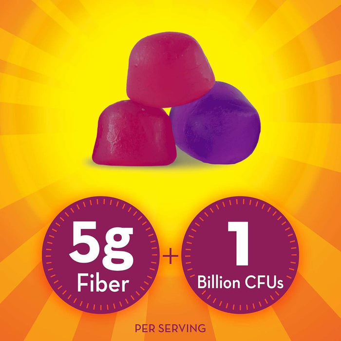 Metamucil Fiber + Probiotics Gummies for Digestive Health - 60 Ct