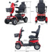 Metro Mobility S800 Series 4-Wheel Heavy Duty Travel Mobility Scooter - Elvoros