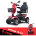 Metro Mobility S800 Series 4-Wheel Heavy Duty Travel Mobility Scooter - Elvoros