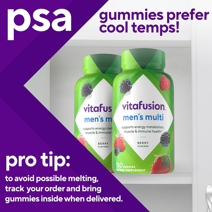 Vitafusion Men's Gummy Multi-Vitamins Berry