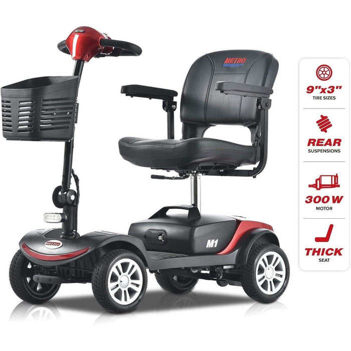 Metro Mobility M1 Series 4-Wheel Travel Mobility Scooter - Elvoros