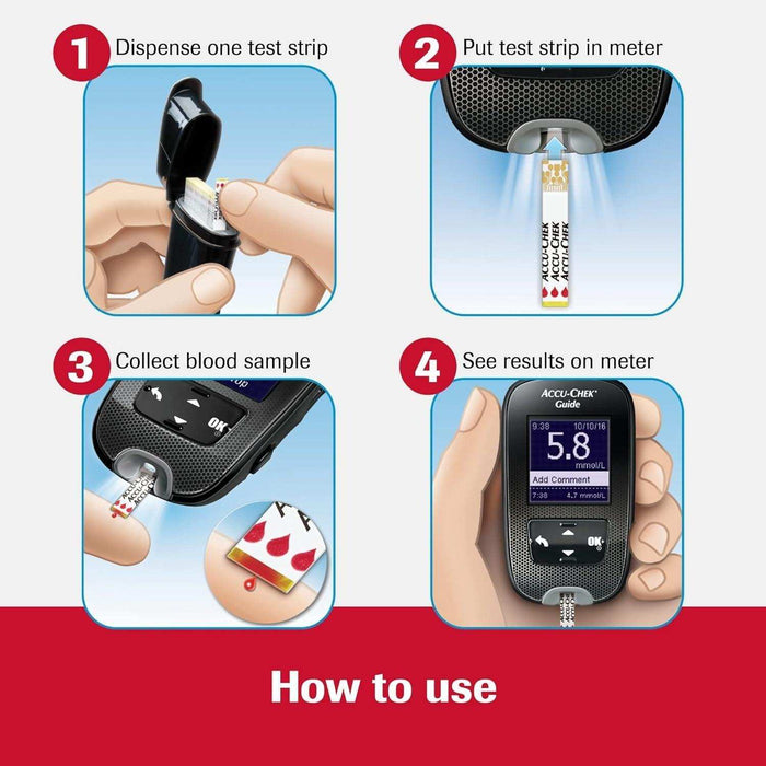 Accu-Chek Guide Blood Glucose Monitoring System Kit - Elvoros