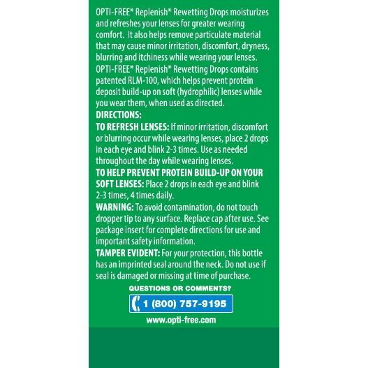 Opti-Free Replenish Rewetting Drops