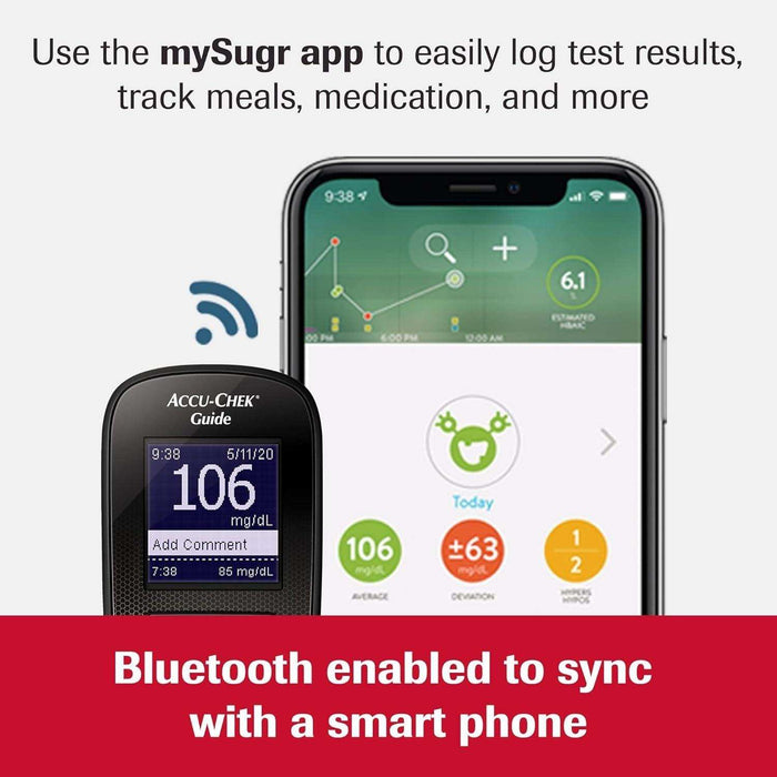 Accu-Chek Guide Blood Glucose Monitoring System Kit - Elvoros
