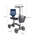 Drive Medical Dual Pad Steerable Knee Walker Knee Scooter with Basket - Elvoros