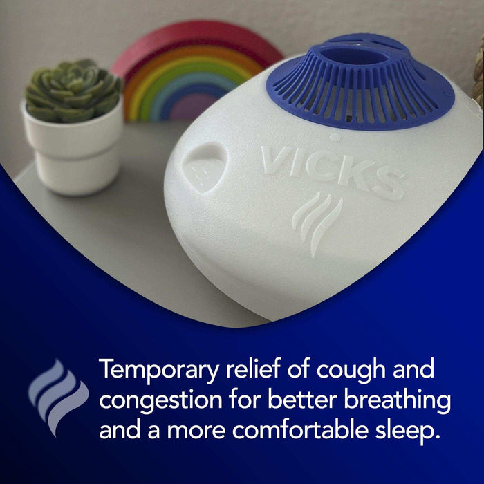 Vicks Warm Steam Vaporizer Humidifier with Night Light - 1.5 Gal - Elvoros