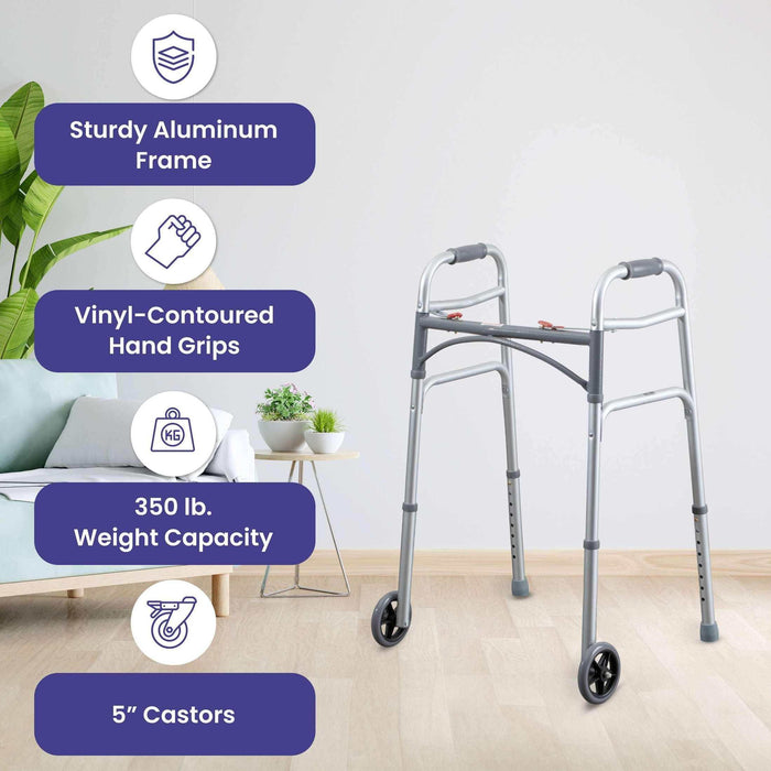 Medacure Case of 4 Junior Folding Walkers - Elvoros