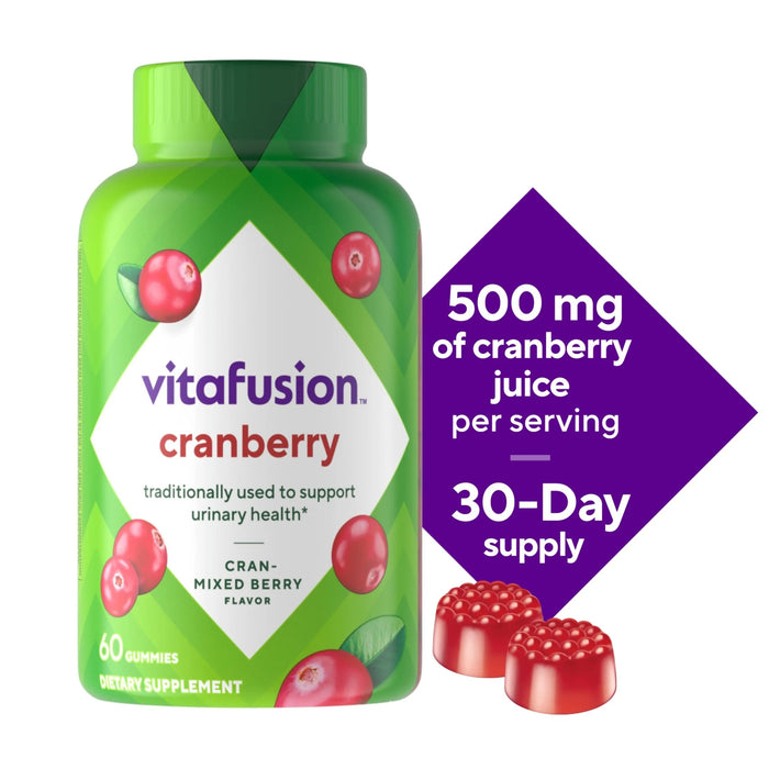 Vitafusion Cranberry Gummy Supplements for Urinary Health