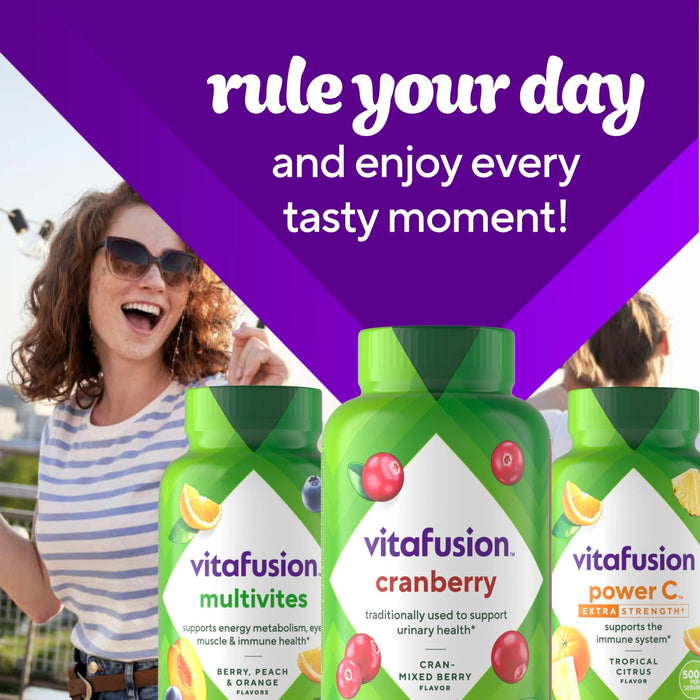 Vitafusion Cranberry Gummy Supplements for Urinary Health