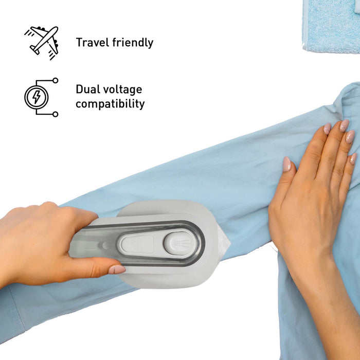 Pursonic Garment Steamer, Mini Iron, Eco-Friendly Laundry Sheets, and Wool Dryer Balls Travel Laundry Essentials Set shophomemed